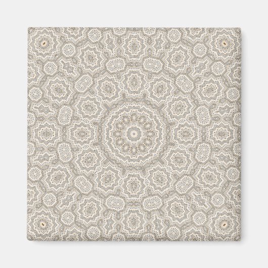 Aimant Abstract modern mosaic kaleidoscopic (Devant)