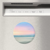 Aimant Abstract sunset at the beach in the Hague (In Situ (Lave-vaisselle))