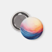 Aimant Abstract Swirl of Warmth and Depth (Recto/Verso)