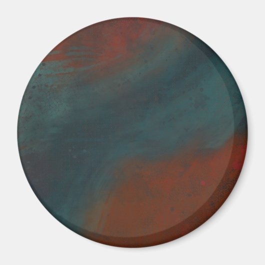 Aimant Abstrait 1 : rouges et bleus (Devant)