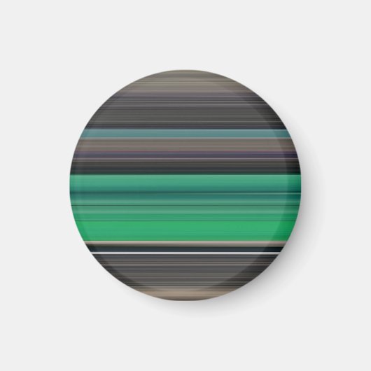 Aimant Abstrait #1 : Vert et gris (Devant)