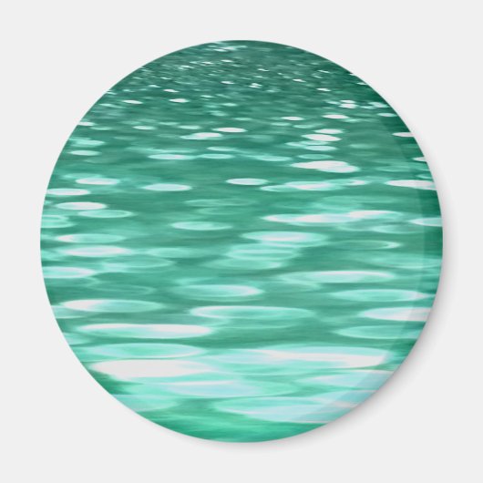 Aimant Abstrait #3 : Shimmer vert (Devant)