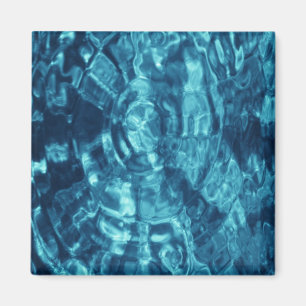 Aimant Abstrait bleu