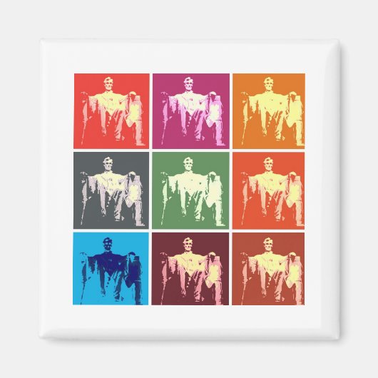 Aimant Abstrait commémoratif Lincoln (Devant)