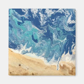 Aimant Abstrait de plage (Devant)