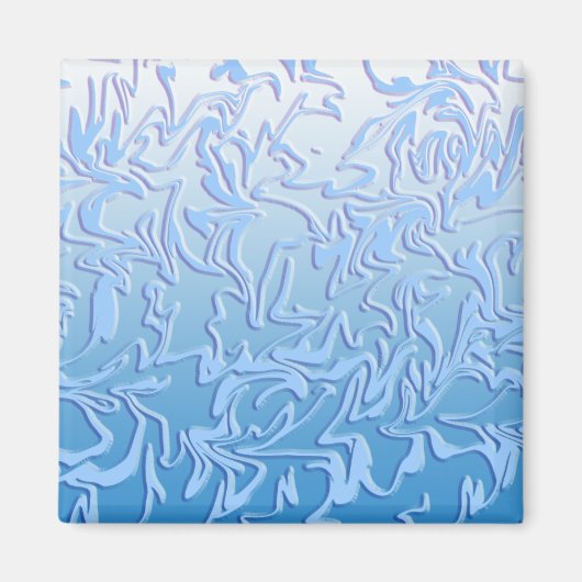 Aimant Abstrait Icy Swirl (Devant)