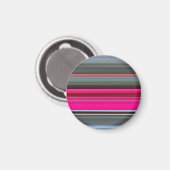 Aimant Abstrait n° 1 : Cerise et gris (Recto/Verso)