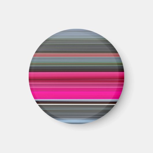 Aimant Abstrait n° 1 : Cerise et gris (Devant)