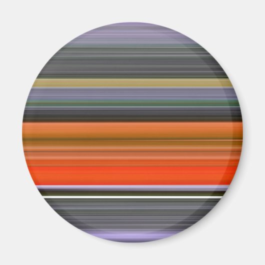 Aimant Abstrait n° 1 : Orange et gris (Devant)
