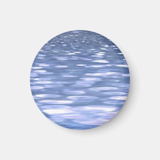 Aimant Abstrait n° 3 : Brillant bleu poudre (Devant)