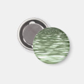 Aimant Abstrait n° 3 : Flou vert olive (Recto/Verso)