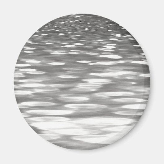 Aimant Abstrait n° 3 : Gris argenté (Devant)
