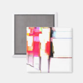 Aimant abstrait numérique "Blink" (Recto/Verso)