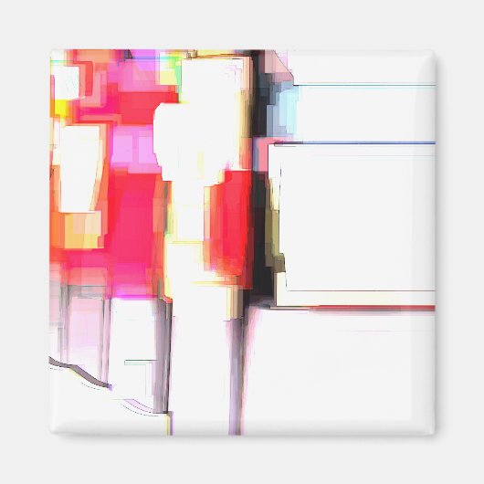 Aimant abstrait numérique "Blink" (Devant)