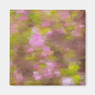 Aimant Abstrait Roses Saison Printanière