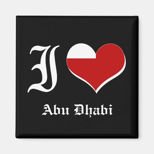 Aimant Abu Dhabi (Devant)
