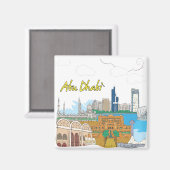 Aimant Abu Dhabi (Recto/Verso)