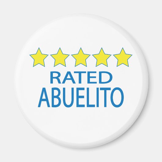 Aimant Abuelito, cinq étoiles (Devant)