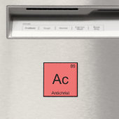 Aimant Ac - Antichrist Chimie Élément Symbole Diable Tee (In Situ (Lave-vaisselle))