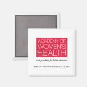 Aimant Académie de la santé des femmes (Recto/Verso)