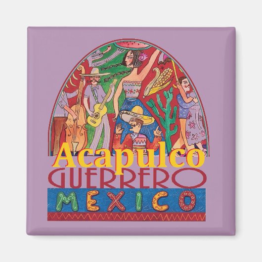 Aimant ACAPULCO Mexique (Devant)