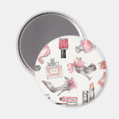 Aimant Accents chic | Mode aquarelle (Recto/Verso)