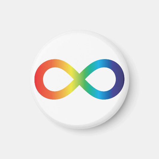 Aimant Acceptation de la Sensibilisation sur l'autisme de (Devant)