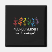 Aimant Acceptation de la sensibilisation sur l'autisme La (Devant)