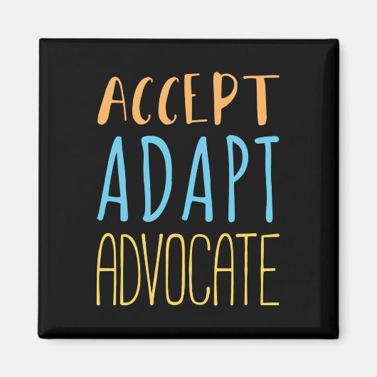 Aimant Accepter Adapt Advocate Handicap Comportement Ther (Devant)
