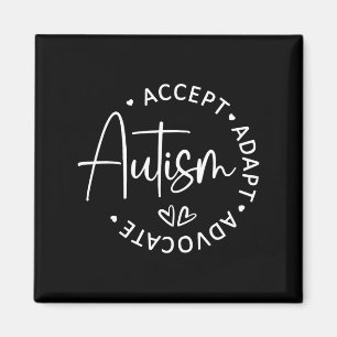 Aimant Accepter Adapt Advocate Sensibilisation sur l'auti