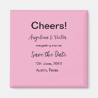 Acclamations enregistrer la date simple minimalist