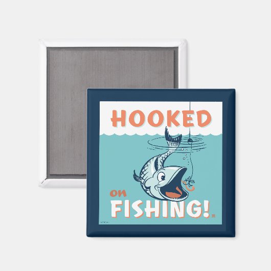 Aimant Accompagné sur la pêche (Recto/Verso)