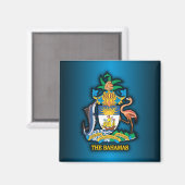 Aimant Accord du Commonwealth des Bahamas (Recto/Verso)