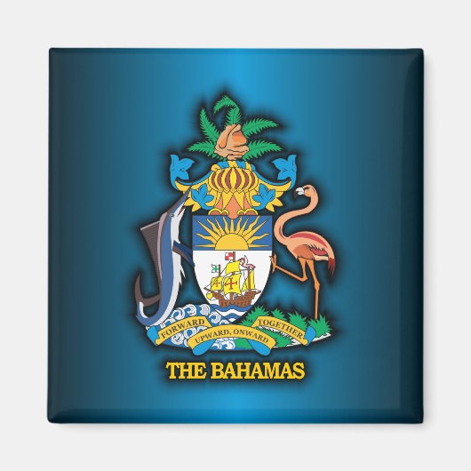 Aimant Accord du Commonwealth des Bahamas (Devant)