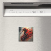 Aimant Accord F - Impression d'art numérique AI (In Situ (Lave-vaisselle))