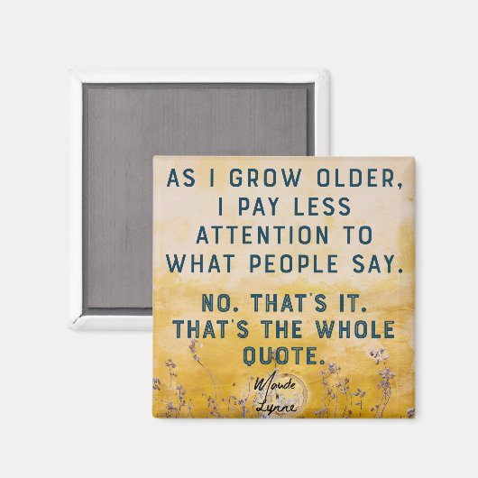 Aimant Accorder moins d'attention au devis (Recto/Verso)