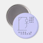 Aimant "Accroche-Toi Là !" Hangman Game (Recto/Verso)