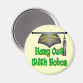 Aimant Accrocher avec Hobos (Recto/Verso)