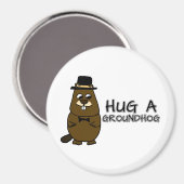 Aimant Accrocher une marmotte (Recto/Verso)