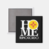 Aimant ACCUEIL Alamogordo (Recto/Verso)