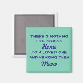 Aimant Accueil Bienvenue Meow (Recto/Verso)