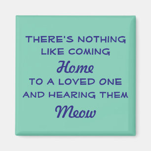 Aimant Accueil Bienvenue Meow