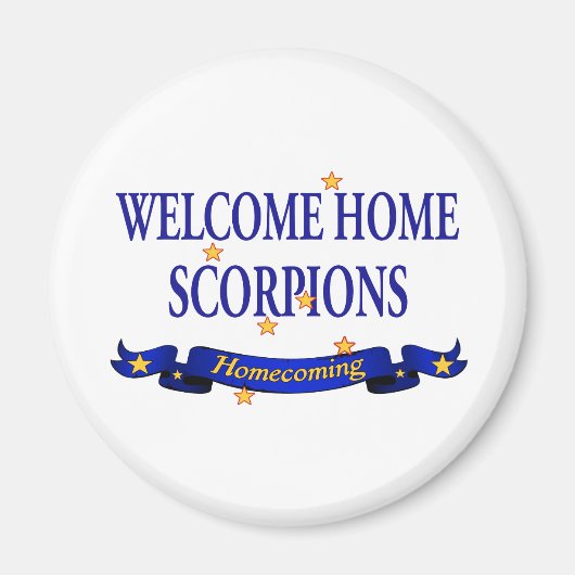 Aimant Accueil Bienvenue Scorpions (Devant)