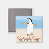 Aimant Accueil de Virtual Hugs (Recto/Verso)