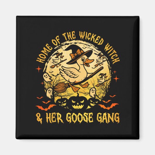 Aimant Accueil Du Méchant & Sa Sorcière Goose Gang (Devant)