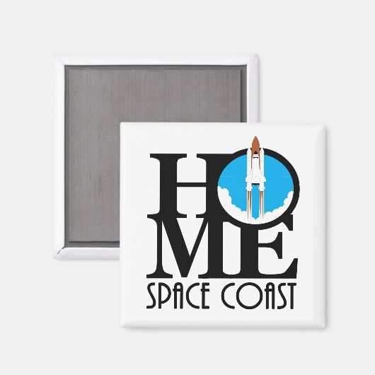 Aimant ACCUEIL la Côte Spatiale de Floride (Recto/Verso)