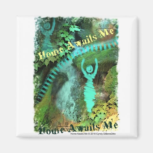 Aimant Accueil M'attend (Devant)