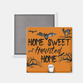 Aimant Accueil Sweet Haunted Maison Halloween (Recto/Verso)