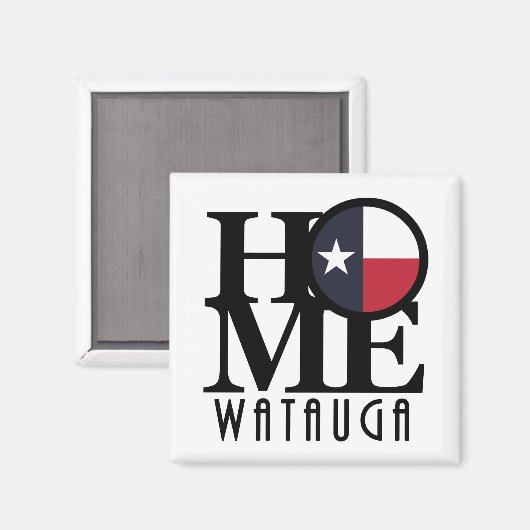 Aimant ACCUEIL Watauga (Recto/Verso)