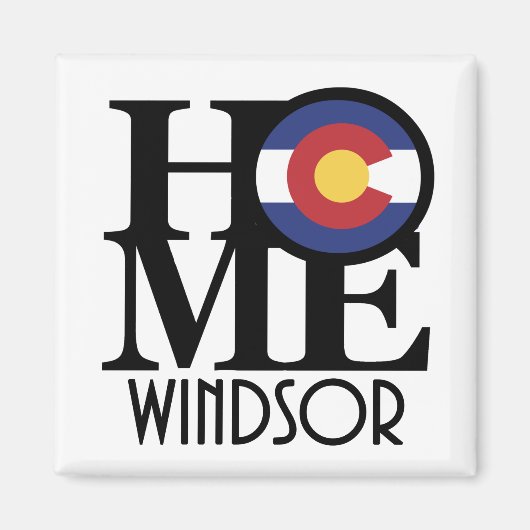 Aimant ACCUEIL Windsor Colorado (Devant)